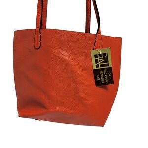 3 In 1 Reversible Orange Tote Bag "Missing the inner pouch"